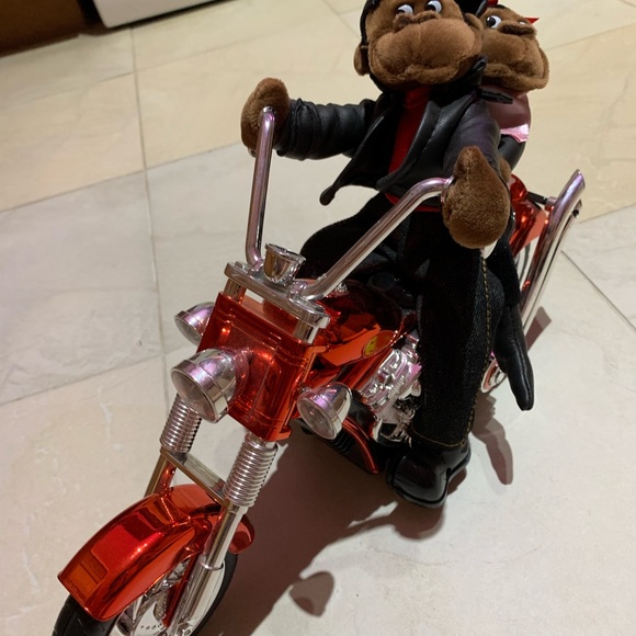 Dandee Singing Motorcycle Monkeys Valentines Day - Picture 2 of 4